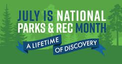 parks and recreation month logo